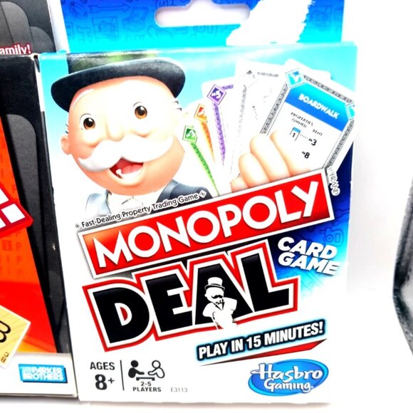 Monopoly Deal Card Game + Scrabble Slam  Card Game New - Picture 3 of 6